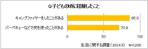 Q子どもの頃に経験したこと